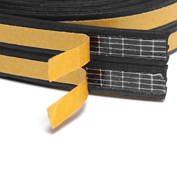 5M Draught Self Adhesive E Type Window Door Excluder Rubber Seal Strip - photo 6