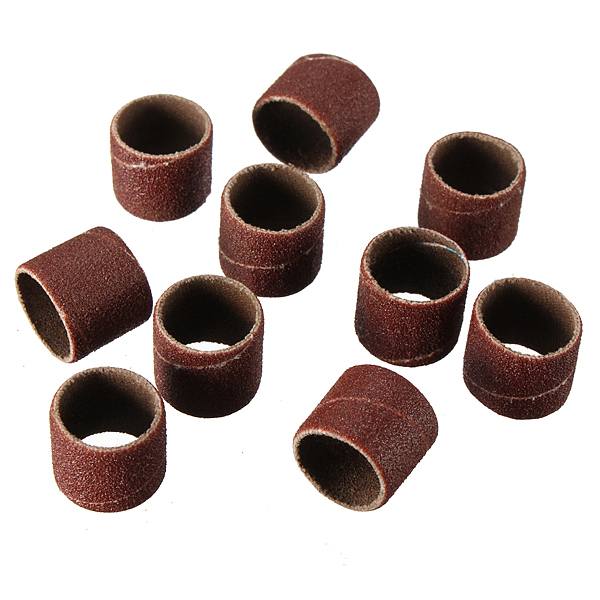 10pcs DREMEL 60 Grit Sanding Bands with 1pc Sanding Drum Mandrel - photo 2