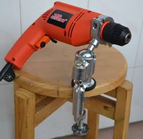 Universal Mini Clamp On Bench Vise Grinder Holder Electric Drill Stand - photo 4