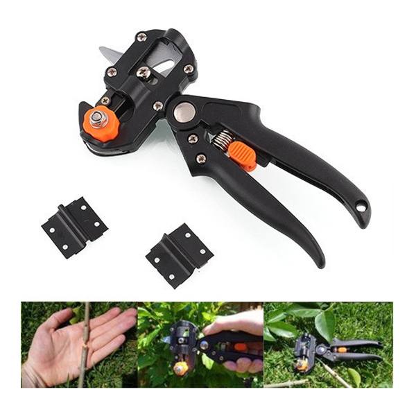 Professional Pruning Shear Grafting Cutting Tool with 2 Blades - photo 1