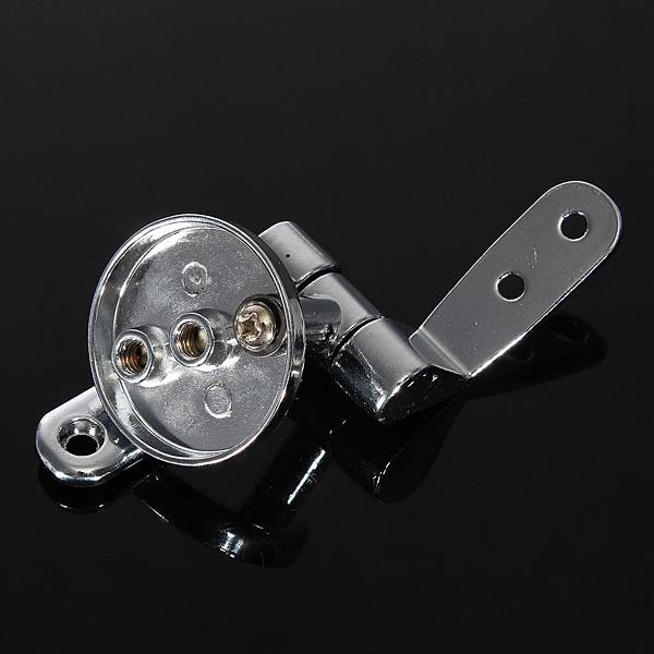 Replacement Toilet Seat Hinge Set Chrome Hinge With Fittings - photo 4