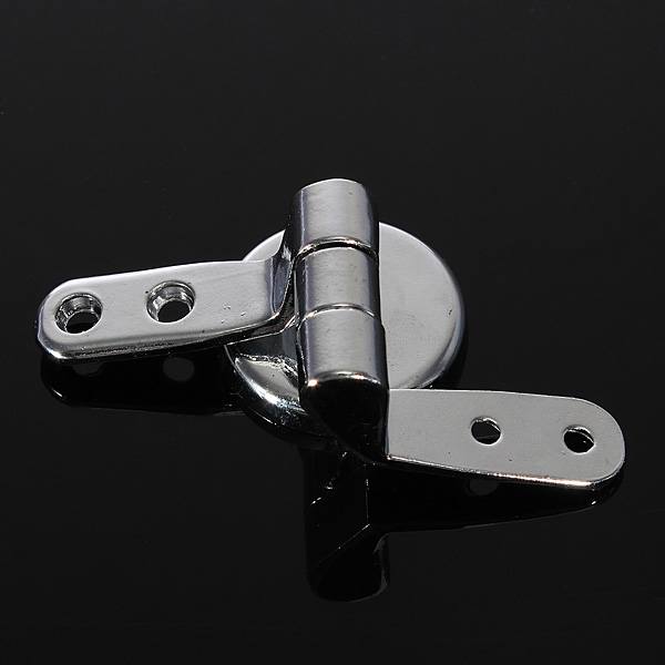 Replacement Toilet Seat Hinge Set Chrome Hinge With Fittings - photo 6
