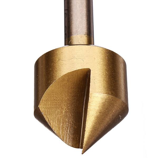 3pcs Single Flute 90 Degree Edge Chamfer Set Countersink Drill Bit - photo 4