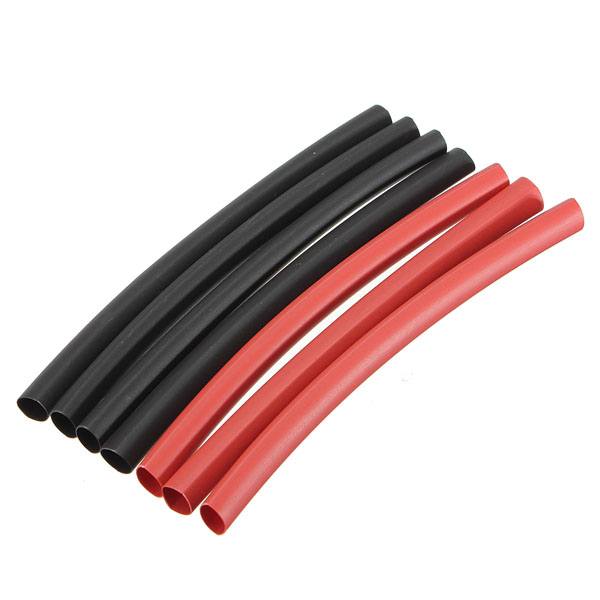 42pcs 2:1 Polyolefin H-type Heat Shrink Tube Sleeving Black Red - photo 2