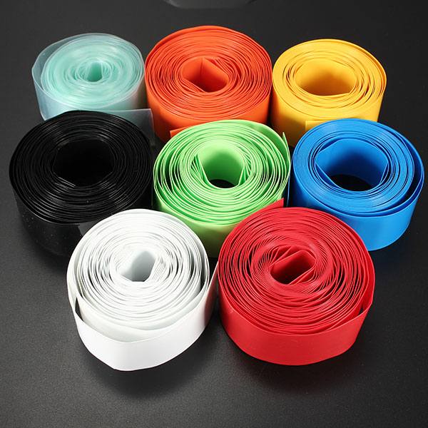 5M Flat 29.5MM 18.5MM PVC Heat Shrink Tubing For 18650 18500 Battery - photo 2