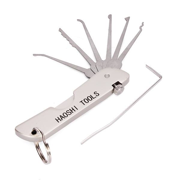 DANIU Foldable Door Lock Opener Locksmith Tool Lock Pick Set - photo 1
