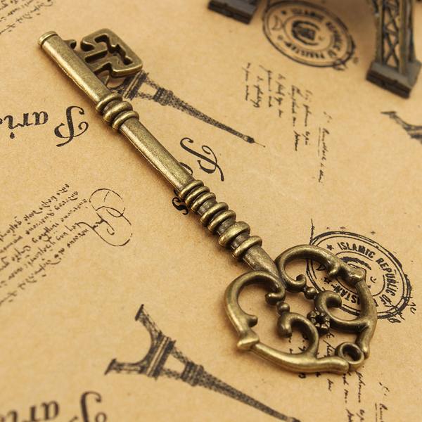 Vintage Punk Style Old Look Key Bow For Jewelry Making DIY - photo 6