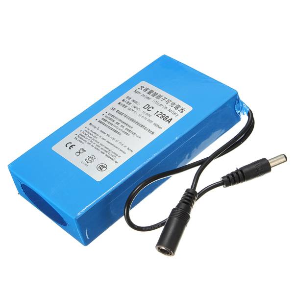 DC12V 4500mAh Super Rechargeable Portable Lithium Battery EU Plug - photo 5