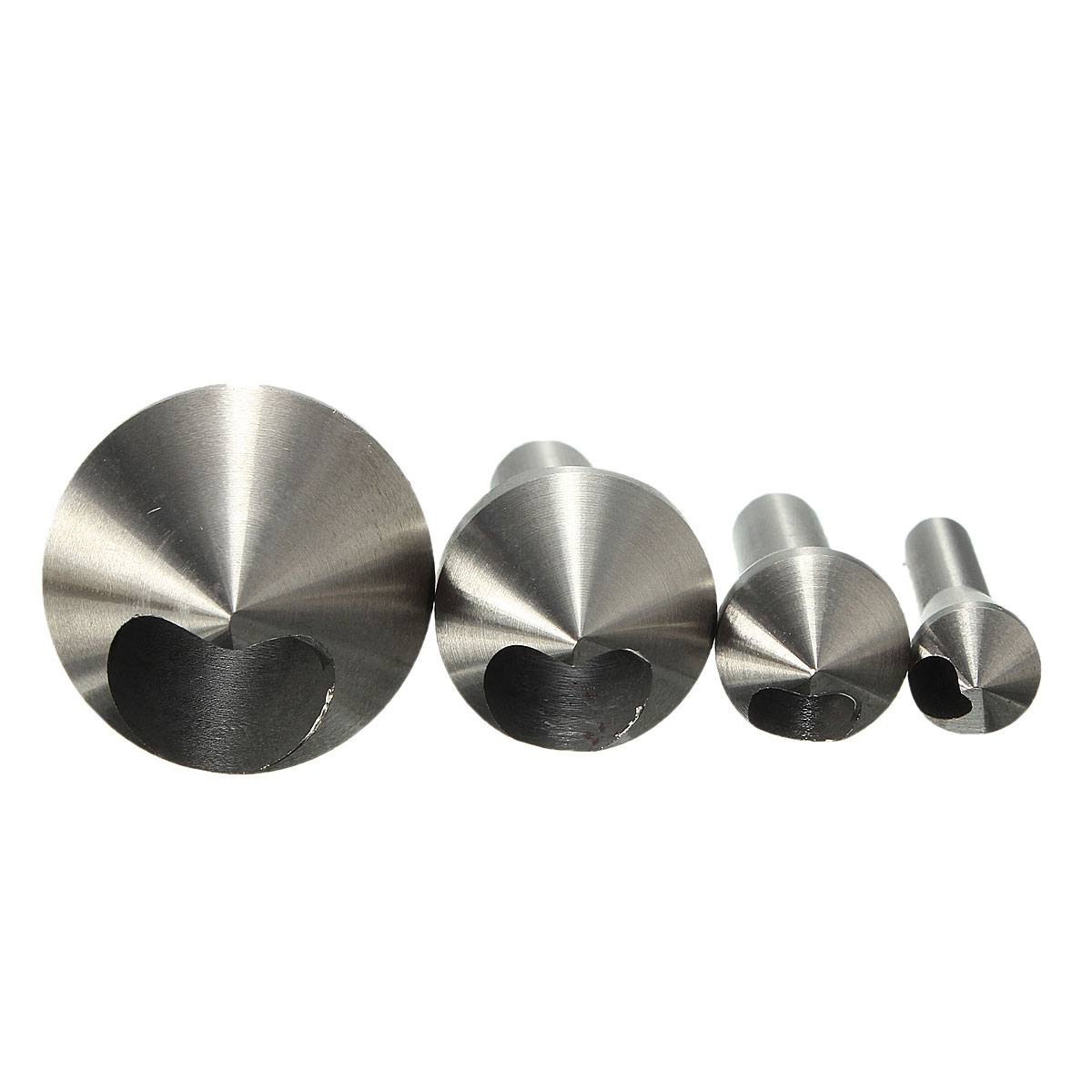 4pcs Countersink Deburring Bits Chamfering Drill Oblique Hole Chamfer - photo 4