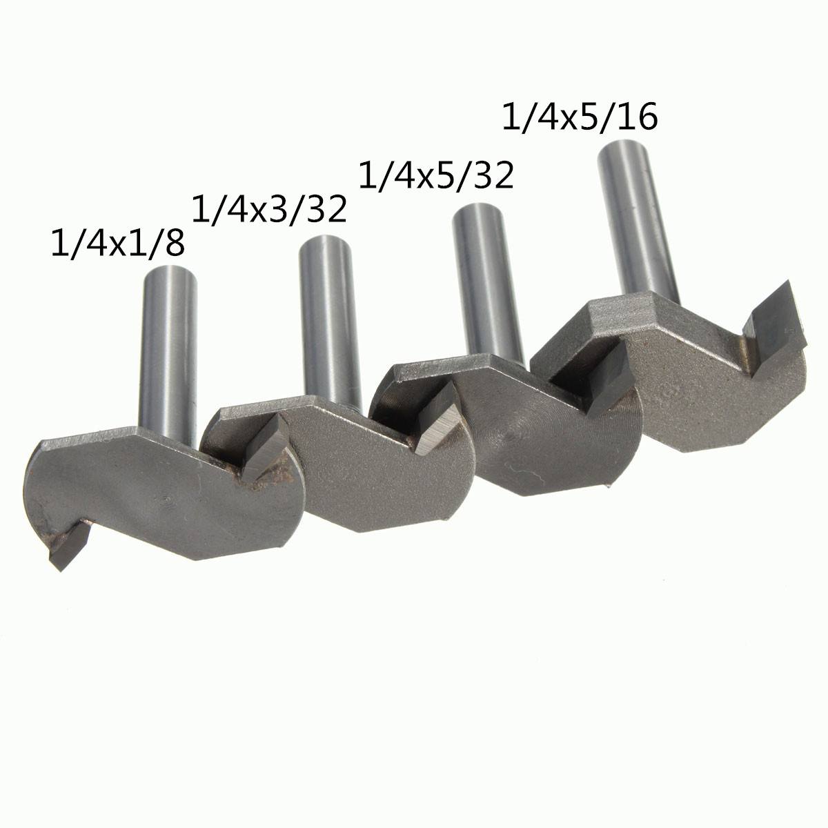 1/4 Inch Shank Wood Working Router Bit Hole Saw Cutter Edge Trimming Carving Blades - photo 4
