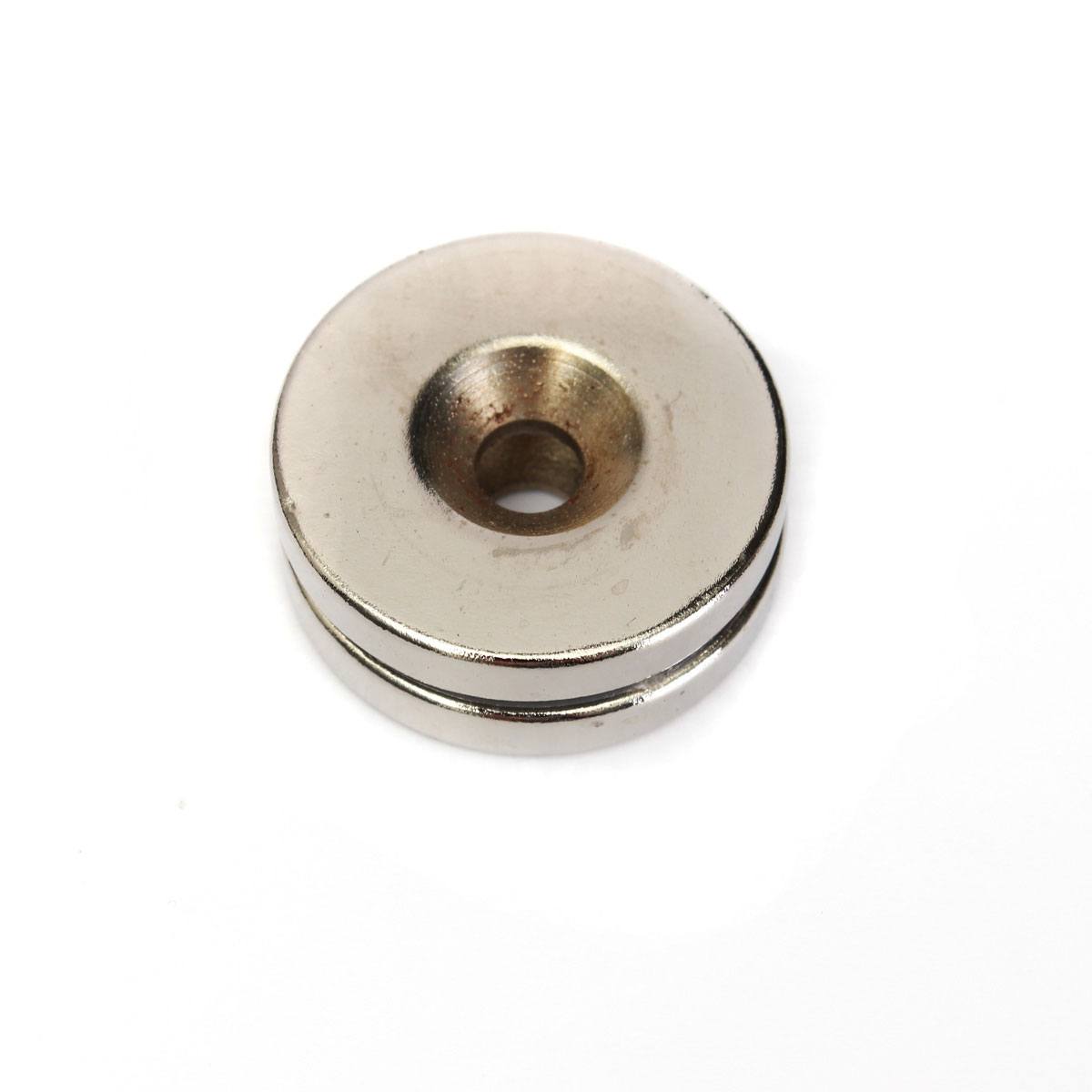 2pcs N50 30mm x 5mm Strong Round Magnets 5mm Hole Rare Earth Neodymium Magnets - photo 5