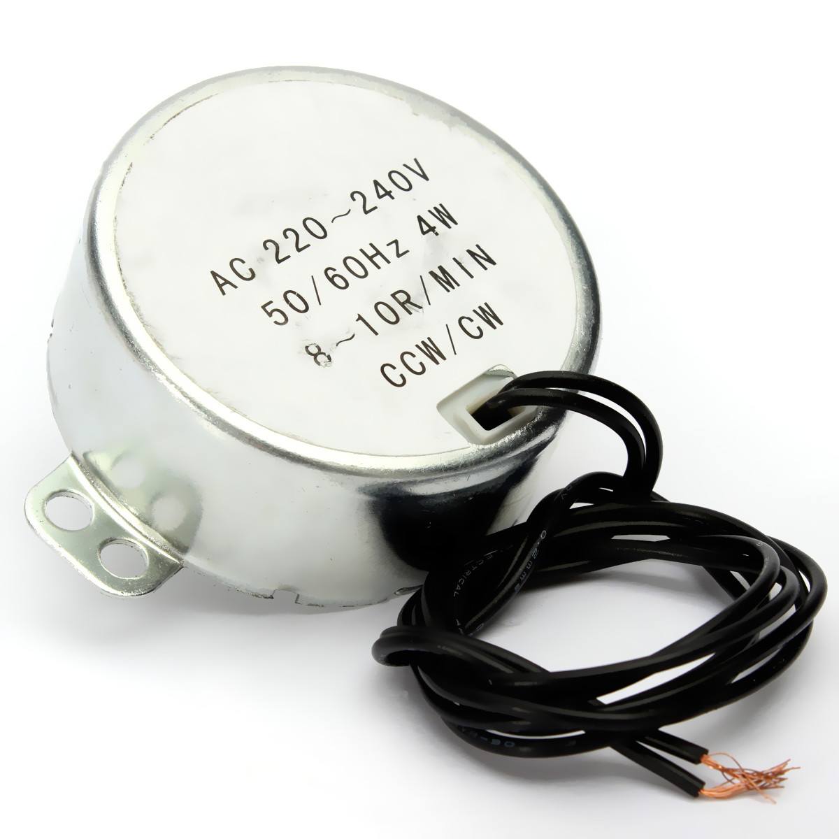 8-10 RPM Turntable Synchronous Motor For Microwave Oven AC 220-240V 4W CCW/CW - photo 2