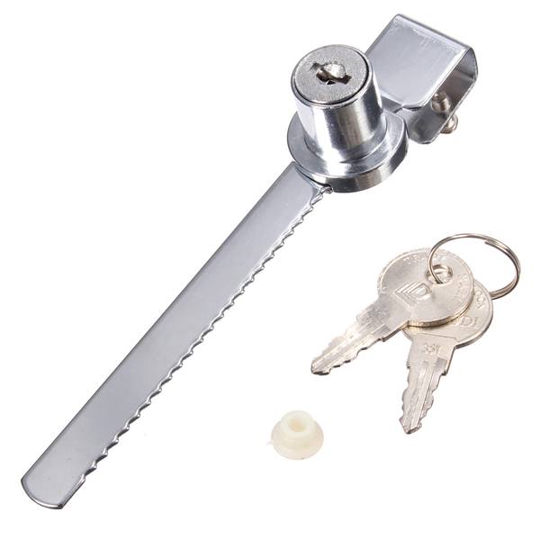 Drawer Cabinet Display Showcase Sliding Glass Push Door Keyed Lock With 2 Keys - photo 1