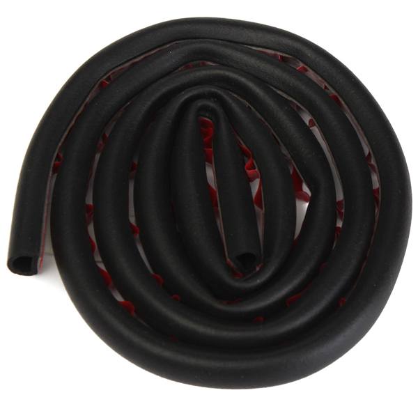 1M Small D Shape Car Truck Motor Door Hollow Rubber Seal Weather Strip 10x7.5mm - photo 2