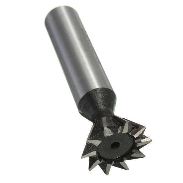 20mm 60 Degree HSS Dovetail Milling Cutter Straight Shank Woodworking Milling Cutter - photo 6