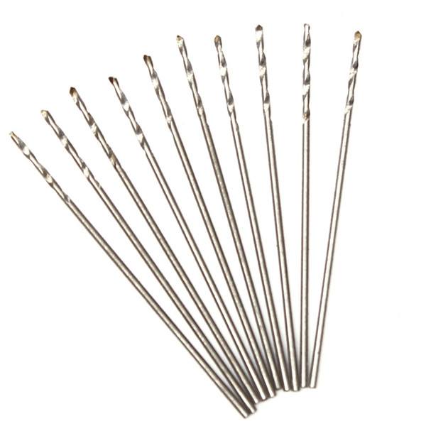 10Pcs 0.3-3mm Micro HSS Twist Drilling Bits Straight Shank Electrical Drill Tool - photo 2