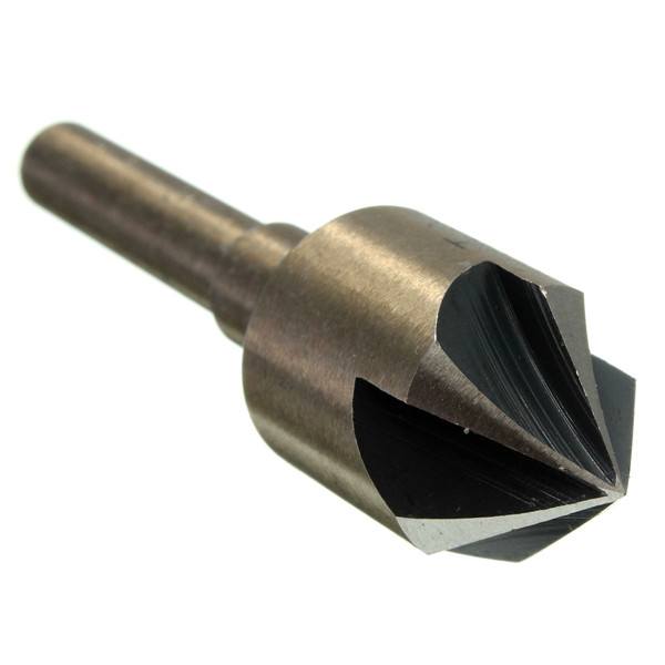 5pcs HSS 82 Degree Deburring Bits Countersink Drill Set Wood Chamfer Chamfering Tool - photo 8