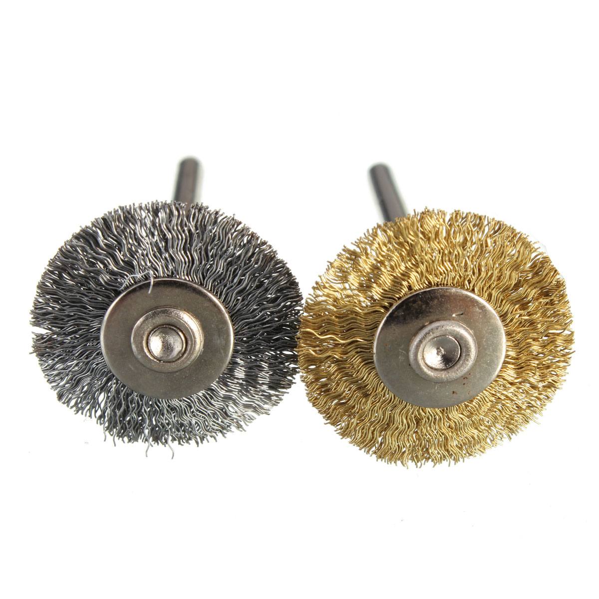 Steel/Copper Wire Brush Wire Wheel Brush for Grinder Dremel Rotary Tool Polishing Tool - photo 3