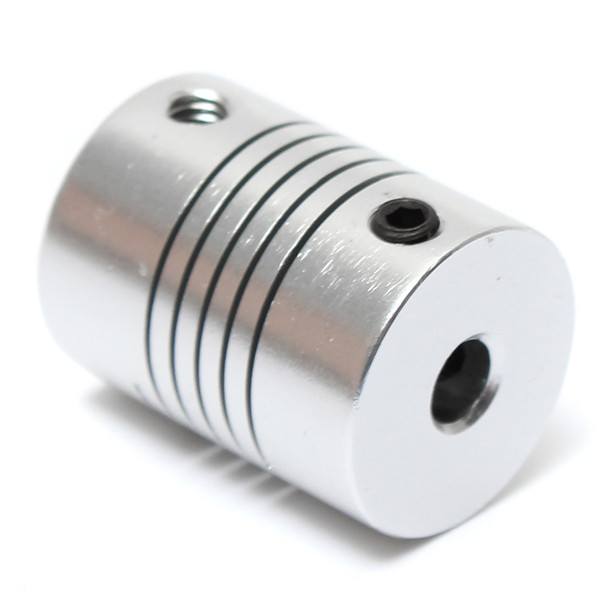 4mm x 5mm Aluminum Flexible Shaft Coupling OD19mm x L25mm CNC Stepper Motor Coupler Connector - photo 3