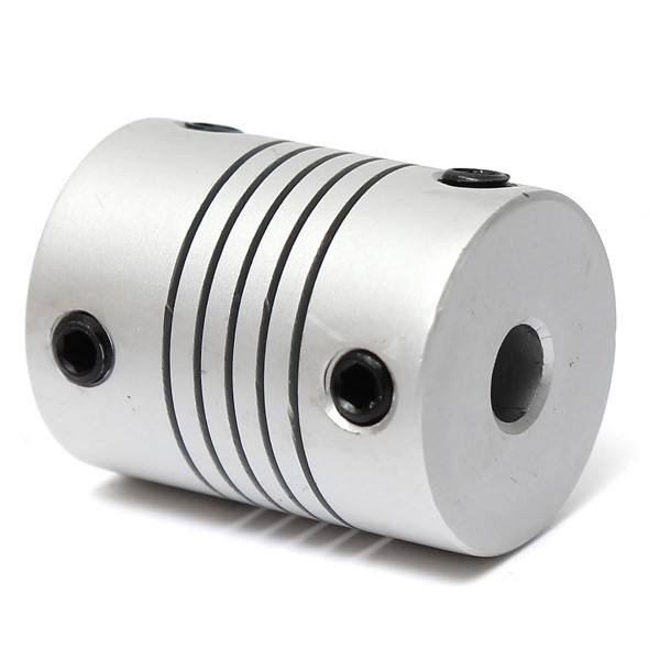 5mm x 5mm Aluminum Flexible Shaft Coupling OD19mm x L25mm CNC Stepper Motor Coupler Connector - photo 3