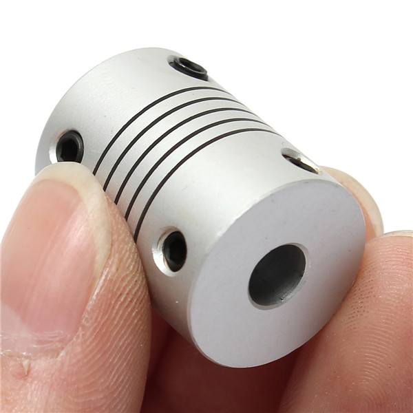 6mm x 6.35mm Aluminum Flexible Shaft Coupling OD19mm x L25mm CNC Stepper Motor Coupler Connector - photo 6