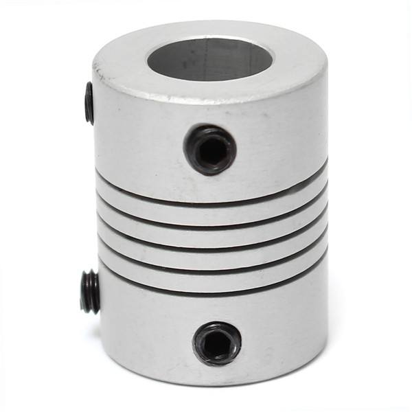 5mm x 10mm Aluminum Flexible Shaft Coupling OD19mm x L25mm CNC Stepper Motor Coupler Connector - photo 3