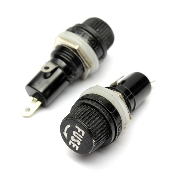 10pcs Electrical Panel Mounted Glass Fuse Holder For Radio Auto Stereo 5x20mm - photo 5