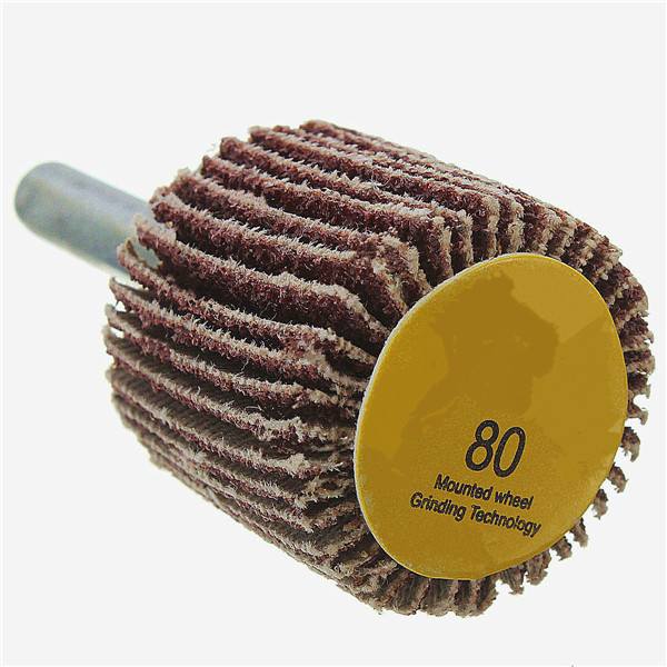 6mm Shank Sandpaper Grinding Wheel 60/80 Grit Dremel Accessory For Rotary Tool - photo 8