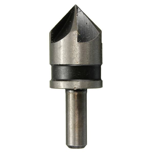 2pcs 5 Flute 82 Degree 1/4 Shank Countersink Drill Bit Set Chamfer Cutter - photo 8