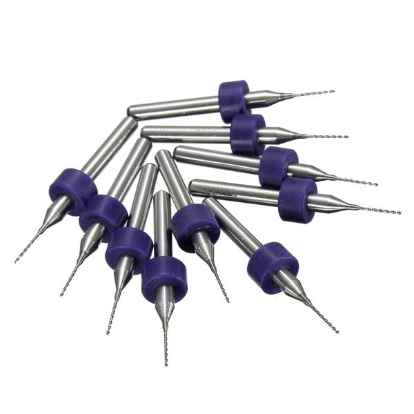 10pcs 0.5mm Mini PCB Drill Bits For CNC Print Circuit Board Tungsten Steel - photo 6