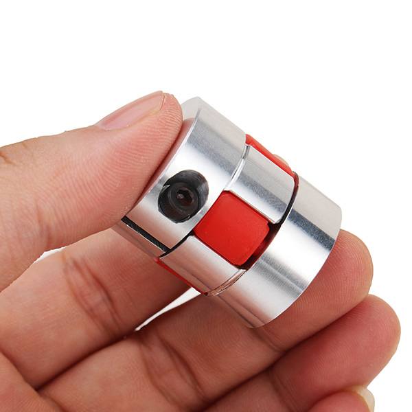 Machifit 6.35x10mm Aluminum Flexible Spider Shaft Coupling CNC Stepper Motor Coupler Connector OD25mm x L30mm - photo 6