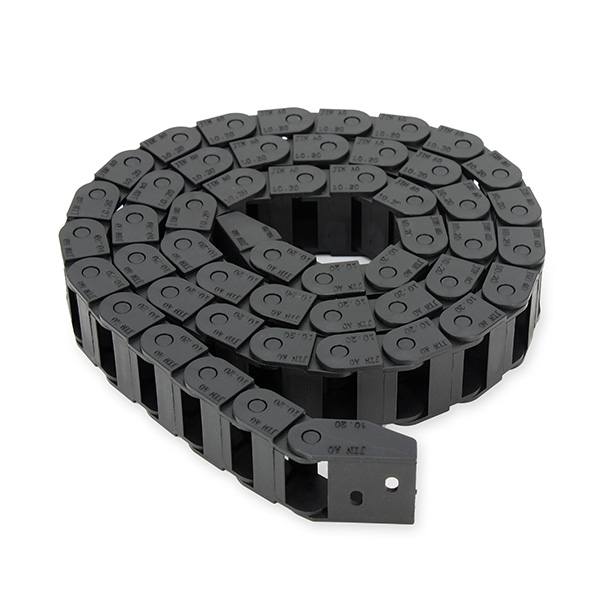 Machifit 10 x 20mm Plastic Cable Drag Chain Wire Carrier Length 1000mm For CNC Router Machine - photo 2