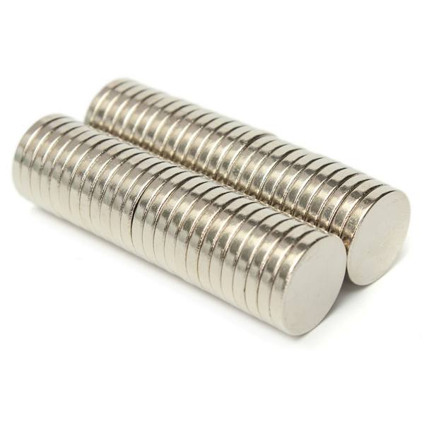 50pcs N52 Super Strong Disc Magnets 20mm x 3mm Rare-Earth Neodymium Magnets - photo 2