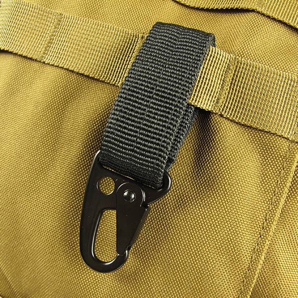 Carabiner Hook Webbing Buckle Nylon Molle Belt Hanging Key Ring Outdoor Tool - photo 7
