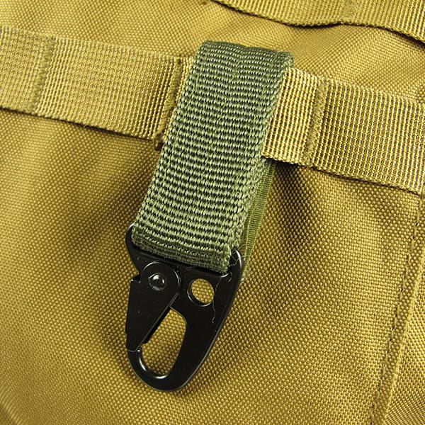 Carabiner Hook Webbing Buckle Nylon Molle Belt Hanging Key Ring Outdoor Tool - photo 8