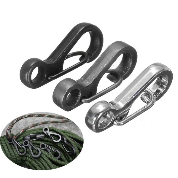 EDC Tool Alloy Carabiner Camp Snap Clip Hook Keychain Keyring Hiking Climbing Tool - photo 1