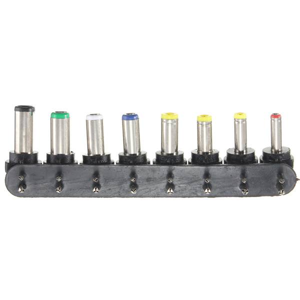 8Pcs Universal Notebook Laptop PC laptop AC DC Power Adapter Charger Tips Set - photo 4