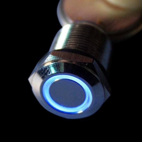 3V 12mm Momentary Push Button Switch LED Switch Waterproof Switch - photo 3