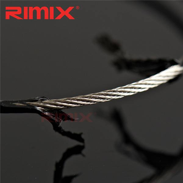 Rimix Stainless Steel PVC Insulated Rubber Overstretches Wire Circle Colorful Keychain Key Ring - photo 4