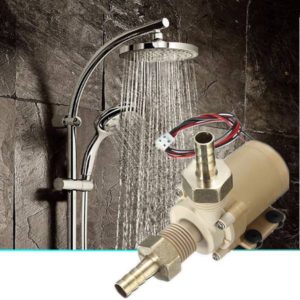 [US Warehouse] DANIU DC 12V Solar Hot Water Circulation Pump Brushless Motor Water Pump - photo 4