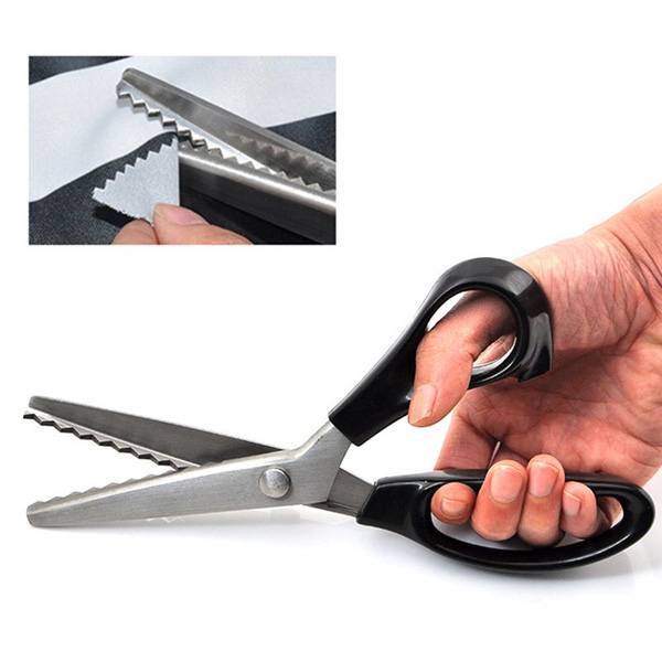 Pinking Shears Scissors Sewing Craft Upholstery Tailor Zig Zag Tool - photo 8