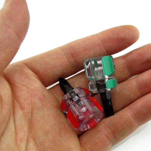 2 Pcs Anti Slip Magnetic Phillip Screwdriver Bits and Single Side Mini Screwdriver - photo 1