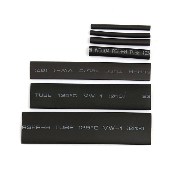 DANIU 127pcs 7Sizes Polyolefin Halogen-Free Heat Shrink Tubing Tube Sleeving Kit - photo 3
