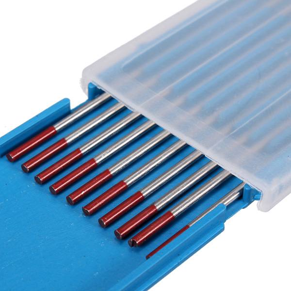 10pcs TIG Welding Tungsten Electrode 2% Thoriated WT20 Red 1.6mmx150mm - photo 6