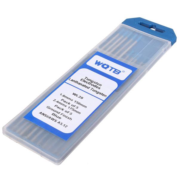10pcs/set WL20 TIG Welding Tungsten Electrode 1.6mmx150mm +2.4mmx175mm - photo 5