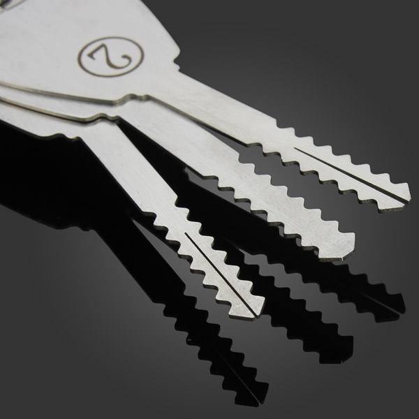 DANIU 20psc Foldable Car Lock Opener Double Sided Lock Pick Set Locksmith Tools - photo 8