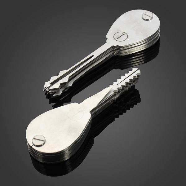 DANIU 20psc Foldable Car Lock Opener Double Sided Lock Pick Set Locksmith Tools - photo 9