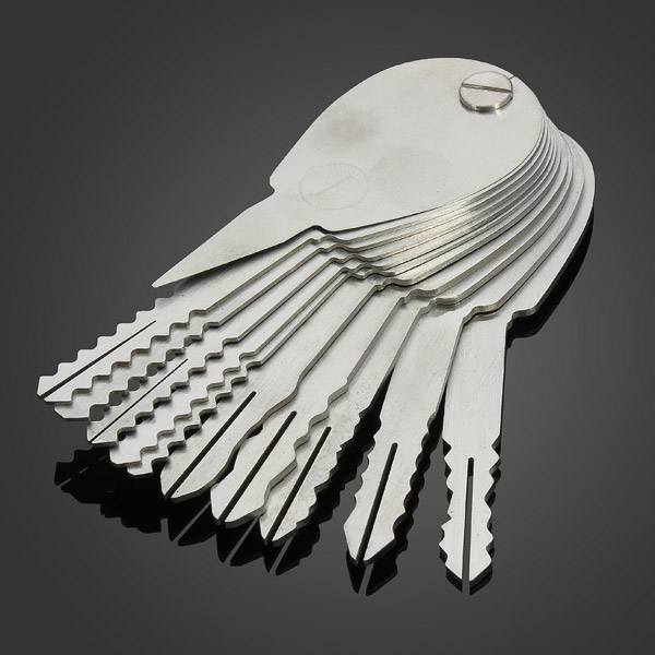 DANIU 20psc Foldable Car Lock Opener Double Sided Lock Pick Set Locksmith Tools - photo 3