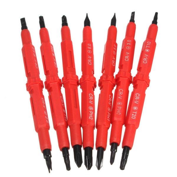 7pcs Multi-purpose Insulated Screwdriver Tools Electrical Handle - photo 2