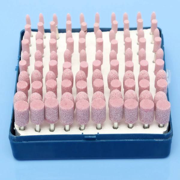 100pcs Abrasive Stone Point Grinding Head Wheel Tool Kit For Dremel Rotary Tools - photo 4